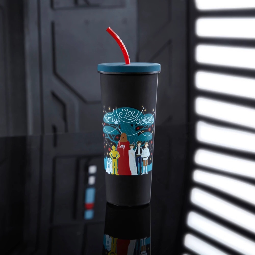 Disney Star Wars Life Day 2022 Insulated Metal Tumbler with Straw 24 oz